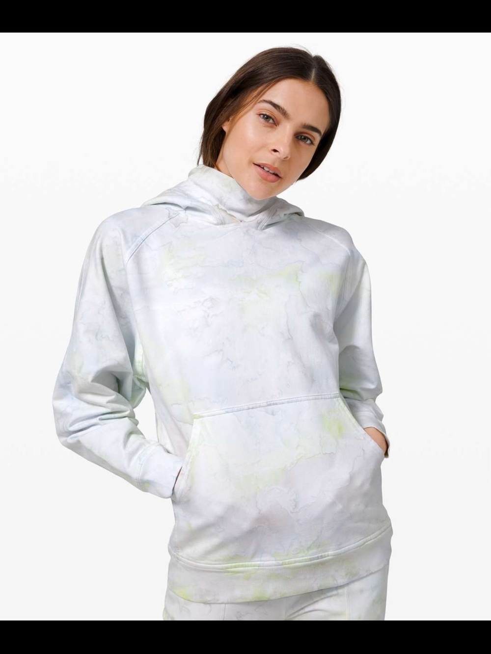 Lululemon Watercolor Wash LA Pullover Sweatshirt Hoodie Size 4
